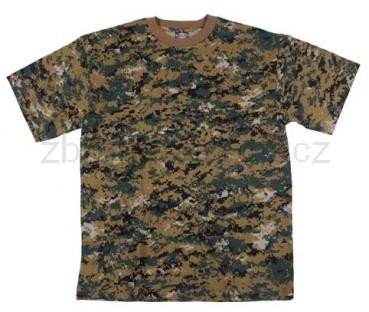 Army shop Trika - Triko ACU Woodland vel.M