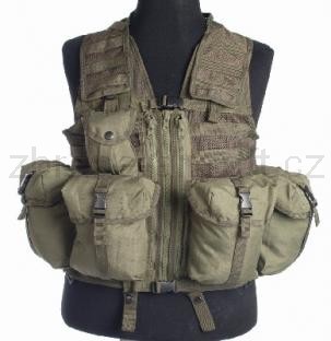 Army shop Taktick vesty - Taktick vesta MOLLE 8 zelen