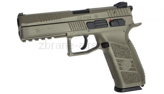 zbran CZ 75 - ASG CZ P-09 FDE GAS BLOWBACK